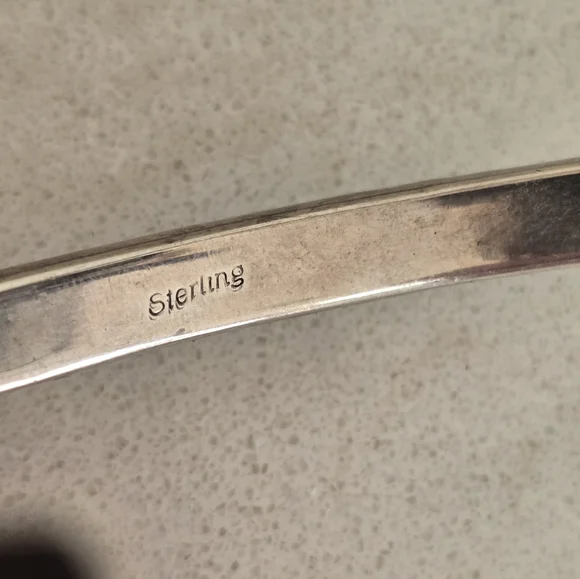 Navajo Native American Running Bear 15 Turquoise Stone Sterling Silver Cuff - Picture 5 of 8